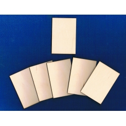SKLEJKA #3mm Prostokąt  7,5x5 cm   , deseczka 7,5x5cm / CENA  za 1szt